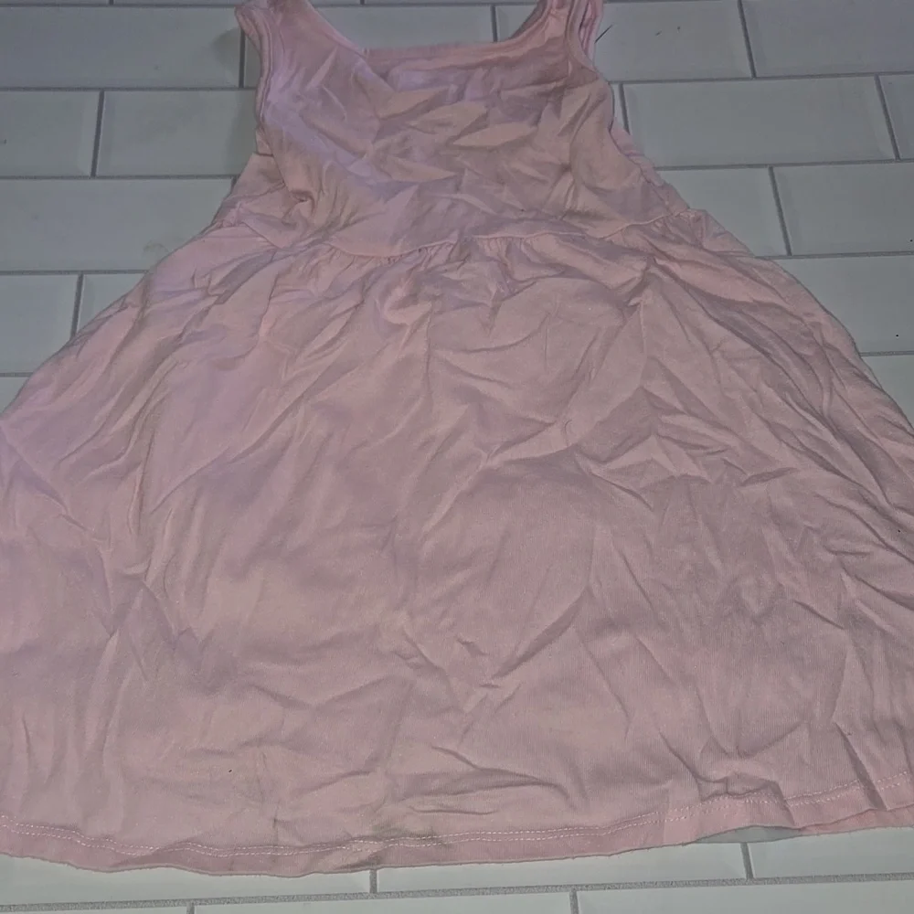 Disney Pink Dress with Princess Print. 3t - Picture 2 of 3